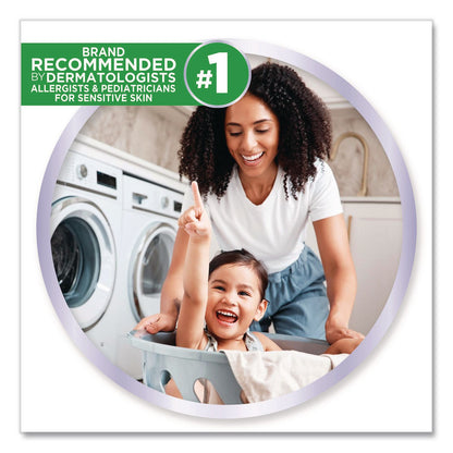 all® Free Clear Dryer Sheets, Fragrance Free, 195 Sheets/Packs, 6 Packs/Carton (DIA47362)