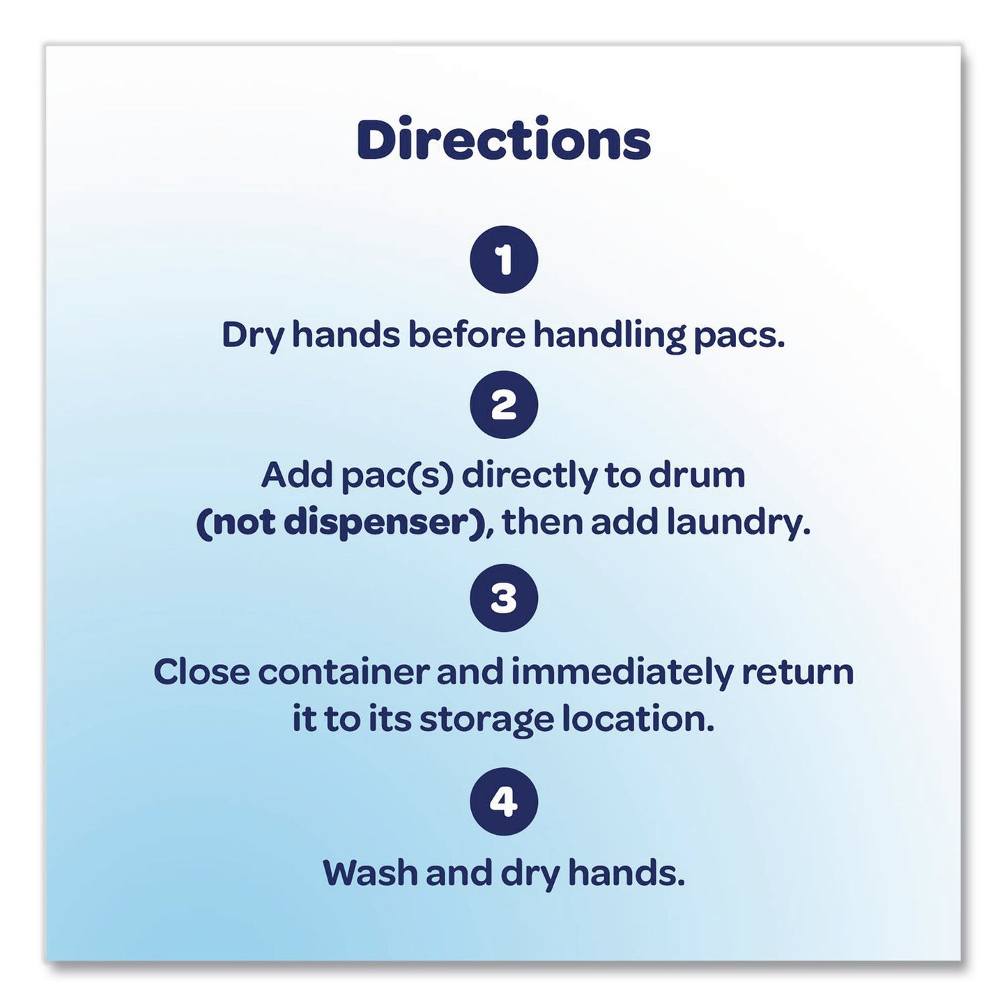 all® MIGHTY PACS Free Clear HE Laundry Detergent, 80 Pods/Tub, 4 Tubs/Carton (DIA47508)
