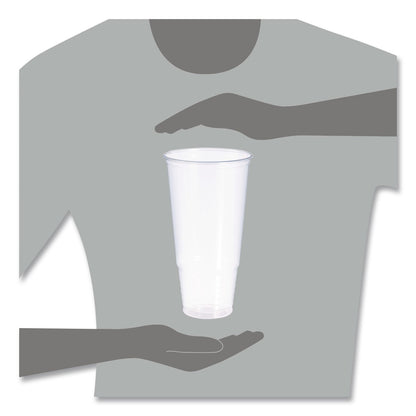 Dart® Conex ClearPro Plastic Cold Cups, ProPlanet Seal, 44 oz, Clear, 400/carton (DCC44P)