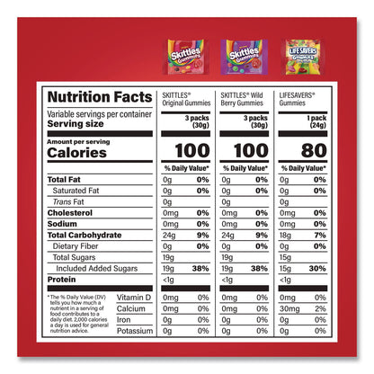 MARS Gummy Favorites Fun Size Mix, 70 oz Bag (GRR22002591)