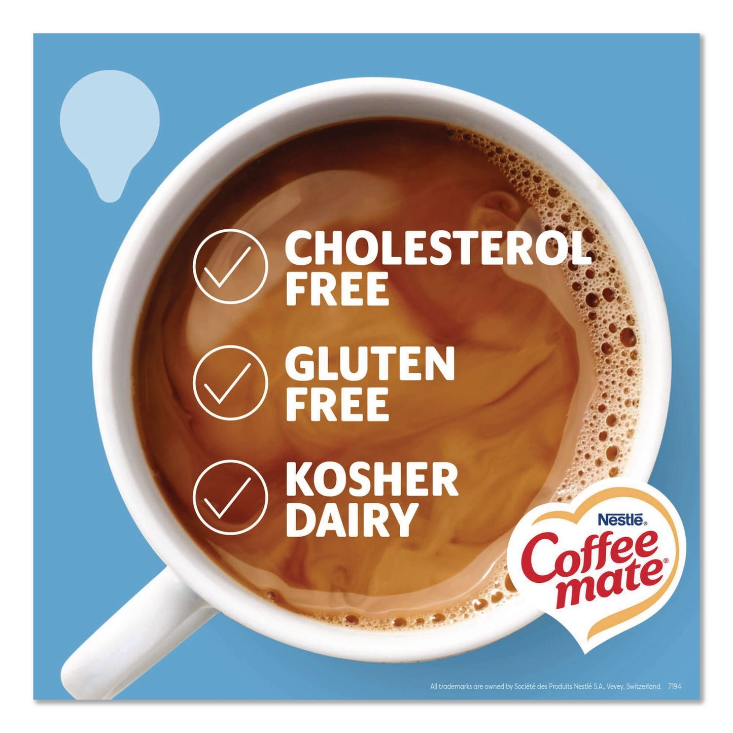 Coffee mate® Liquid Coffee Creamer, French Vanilla, 0.38 oz Mini Cups, 360/Carton (NES48978)