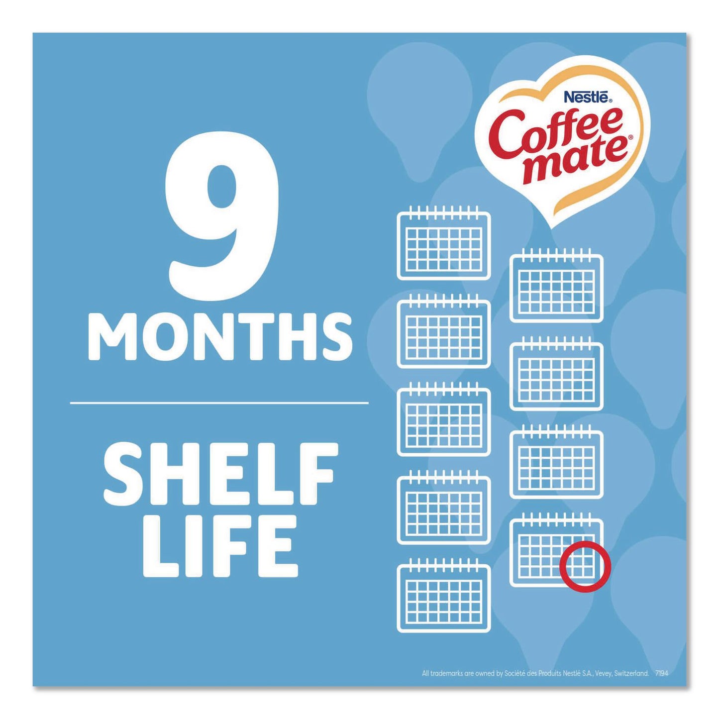 Coffee mate® Liquid Coffee Creamer, French Vanilla, 0.38 oz Mini Cups, 360/Carton (NES48978)
