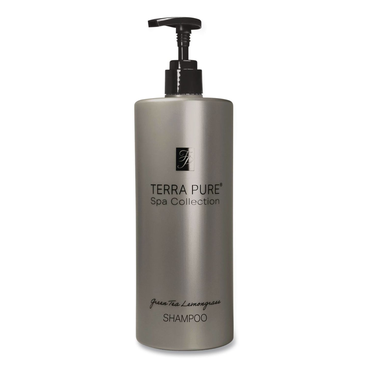 Diversified Hospitality Solutions Terra Pure Shampoo Air Pump, Green Tea Lemongrass Scent, 16.23 oz Bottle, 12/Carton (DHS458944)