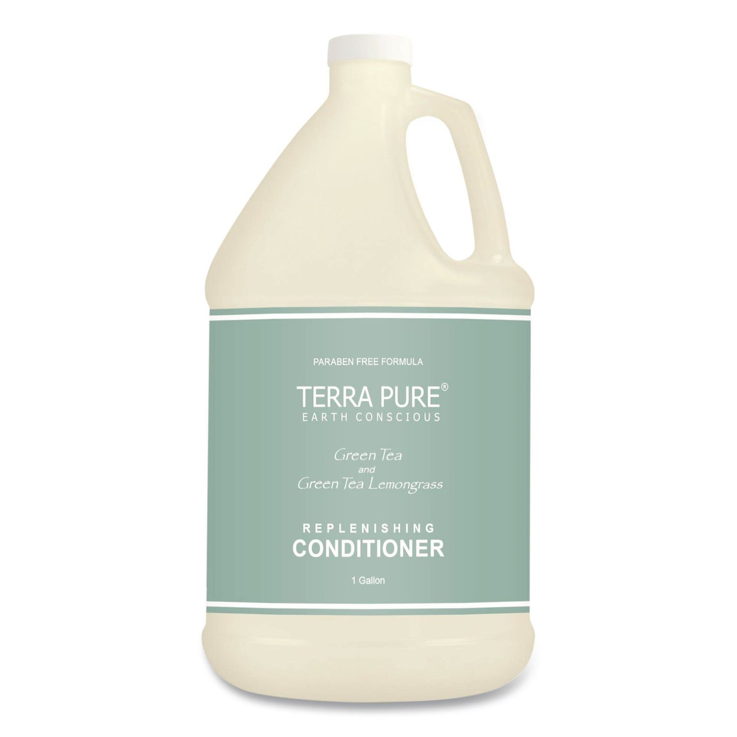 Diversified Hospitality Solutions Terra Pure Conditioner Gallon, Green Tea Lemongrass Scent, 1 gal Bottle, 4/Carton (DHS002256)