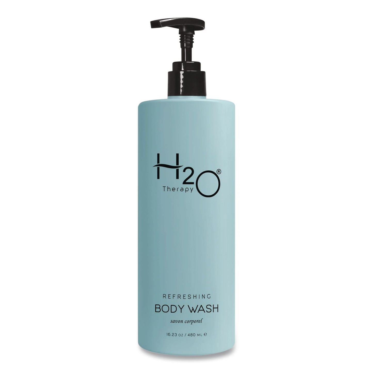 Diversified Hospitality Solutions H2O Therapy Body Wash Air Pump, White Tea and Lemongrass Scent, 16.23 oz Bottle, 12/Carton (DHS259829)