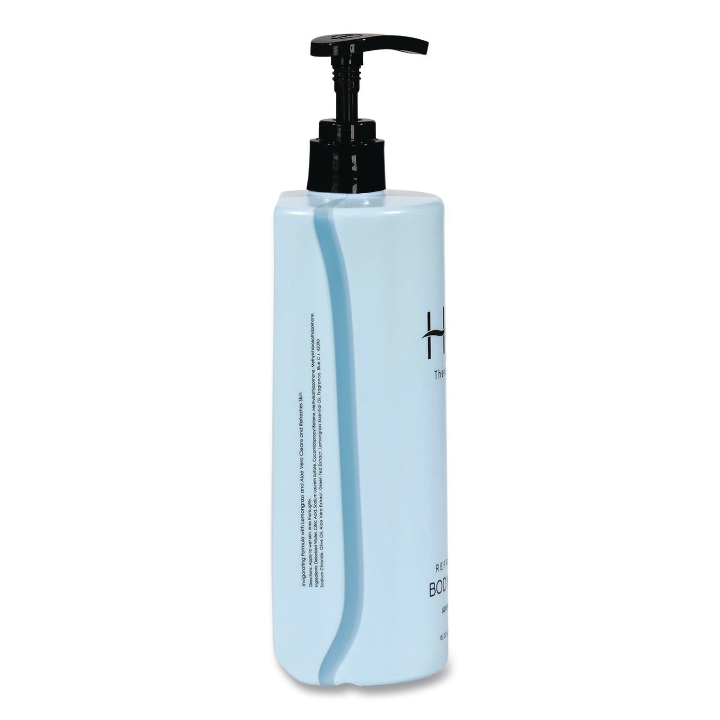 Diversified Hospitality Solutions H2O Therapy Body Wash Air Pump, White Tea and Lemongrass Scent, 16.23 oz Bottle, 12/Carton (DHS259829)