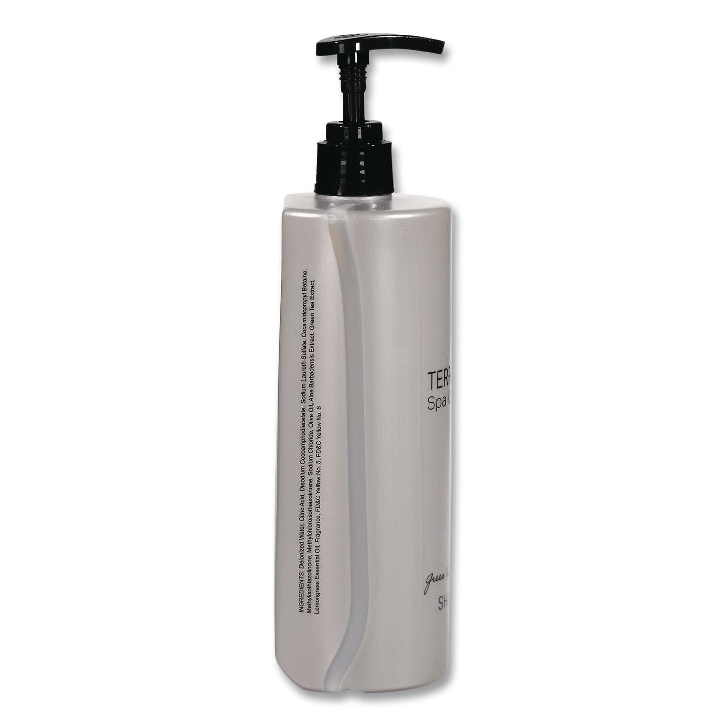 Diversified Hospitality Solutions Terra Pure Shampoo Air Pump, Green Tea Lemongrass Scent, 16.23 oz Bottle, 12/Carton (DHS458944)