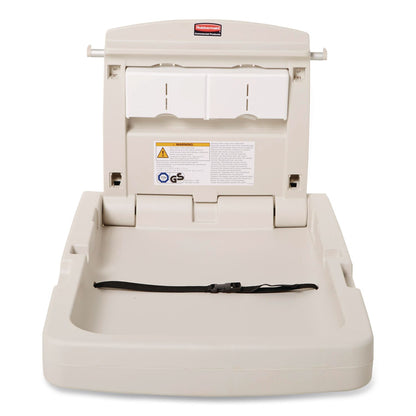 Rubbermaid® Commercial Baby Changing Station Vertical, 34.1 x 23, Light Platinum (RCPFG781988LPLA)