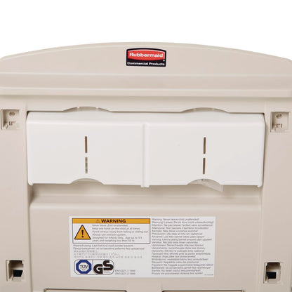 Rubbermaid® Commercial Baby Changing Station Vertical, 34.1 x 23, Light Platinum (RCPFG781988LPLA)
