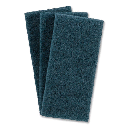 3M™ Doodlebug Medium-Duty Scrub Pad, 4.62 x 10, Blue, 10/Carton (MMM08005B)