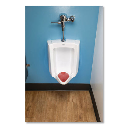 Boardwalk® Urinal Screen, Cherry Scent, Red, 1.8 oz, Dozen (BWK1008)
