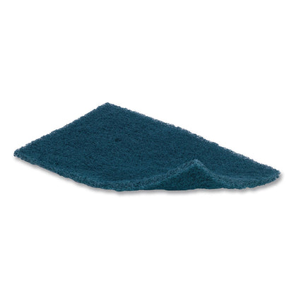 3M™ Doodlebug Medium-Duty Scrub Pad, 4.62 x 10, Blue, 10/Carton (MMM08005B)