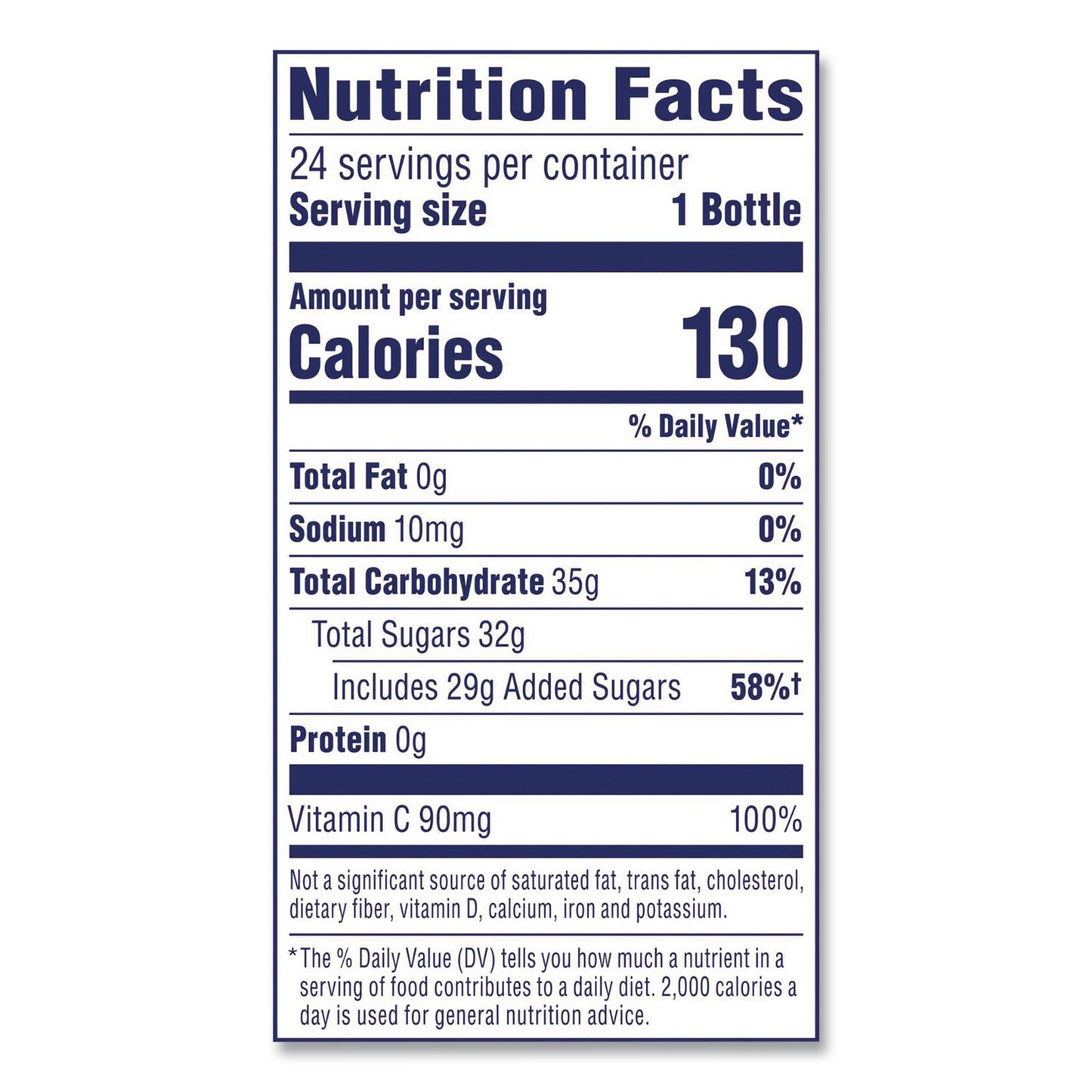Ocean Spray® Cranberry Juice Cocktail, Cranberry, 10 oz Bottle, 24/Carton (GRR22002661)