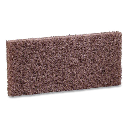 3M™ Doodlebug Utility Pad, 4.62 x 10, Brown, 10/Carton (MMM08004B)
