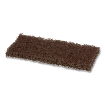 3M™ Doodlebug Utility Pad, 4.62 x 10, Brown, 10/Carton (MMM08004B)
