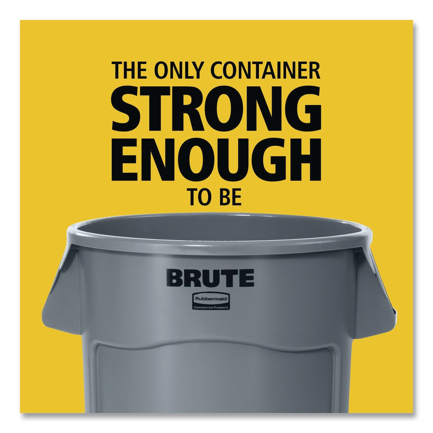 Rubbermaid® Commercial Brute Container, 44 gal, Plastic, White (RCP1779740EA)