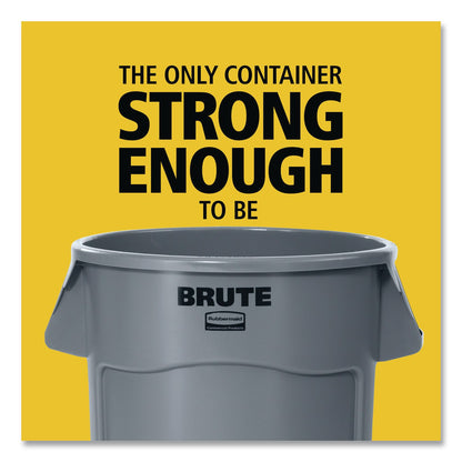 Rubbermaid® Commercial Brute Container, 44 gal, Plastic, White (RCP1779740EA)