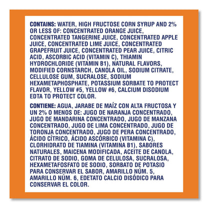 SUNNY D® Tangy Original Sport Bottle, Orange, 11.3 oz Bottle, 30/Carton (GRR22002659)