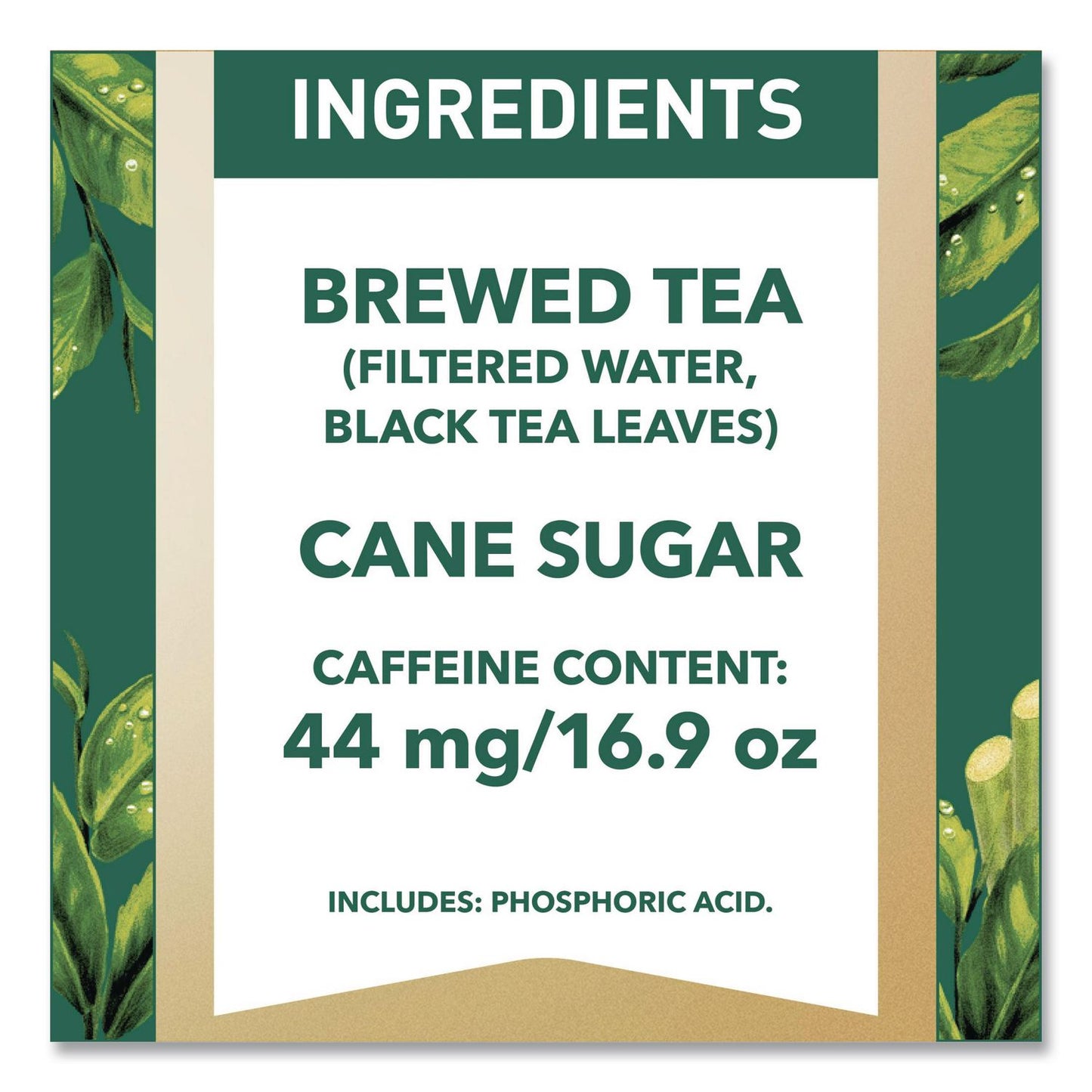 Gold Peak Sweet Black Tea Bottles, 16.9 oz Bottle, 18/Carton (GRR22002678)