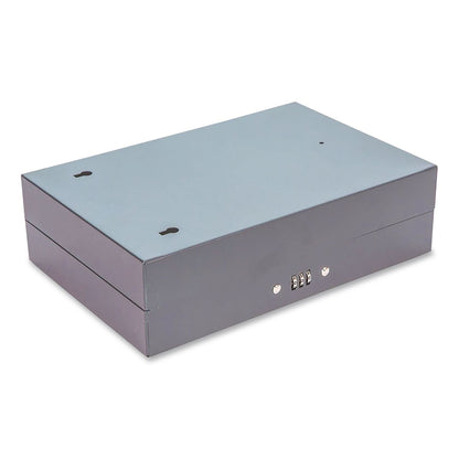 CONTROLTEK® Combination Lockable Key Cabinet, 28-Key, 7.75 w x 3.25 d x 11.5 h, Metal, Gray (CNK500150)