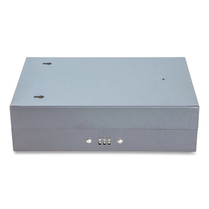CONTROLTEK® Combination Lockable Key Cabinet, 28-Key, 7.75 w x 3.25 d x 11.5 h, Metal, Gray (CNK500150)