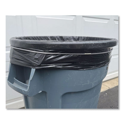 BAND IT® Trash Can Loops, for 32 gal to 55 gal Cans, 0.25" x 25", Gray, 36/Carton (AMY44455)