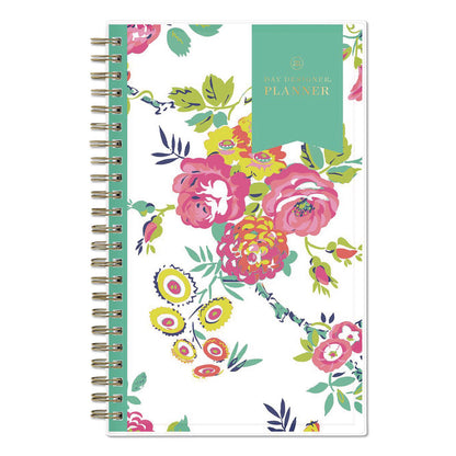 Blue Sky® Day Designer Peyton Create-Your-Own Cover Weekly/Monthly Planner, Floral Artwork, 8 x 5, White, 12-Month (Jan-Dec): 2026 (BLS103619)