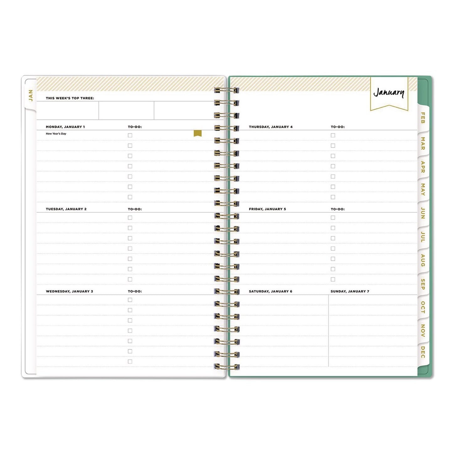 Blue Sky® Day Designer Peyton Create-Your-Own Cover Weekly/Monthly Planner, Floral Artwork, 8 x 5, White, 12-Month (Jan-Dec): 2026 (BLS103619)