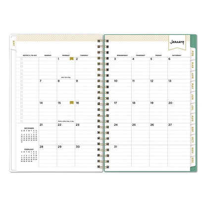 Blue Sky® Day Designer Peyton Create-Your-Own Cover Weekly/Monthly Planner, Floral Artwork, 8 x 5, White, 12-Month (Jan-Dec): 2026 (BLS103619)