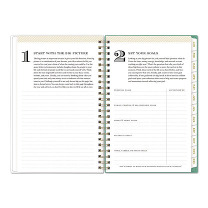 Blue Sky® Day Designer Peyton Create-Your-Own Cover Weekly/Monthly Planner, Floral Artwork, 8 x 5, White, 12-Month (Jan-Dec): 2026 (BLS103619)