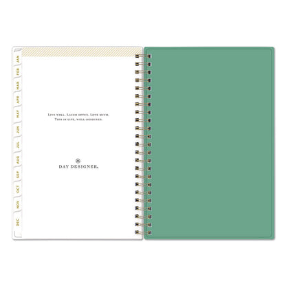 Blue Sky® Day Designer Peyton Create-Your-Own Cover Weekly/Monthly Planner, Floral Artwork, 8 x 5, White, 12-Month (Jan-Dec): 2026 (BLS103619)