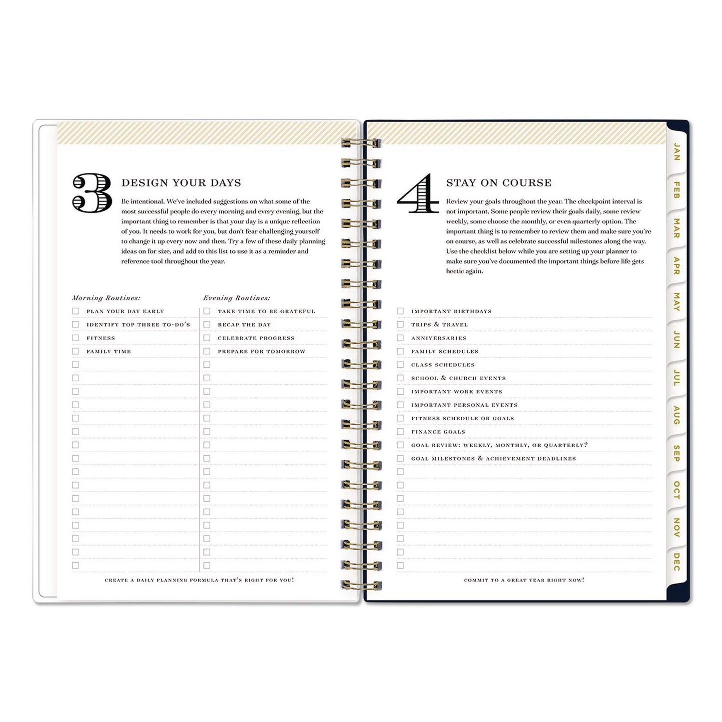 Blue Sky® Day Designer Peyton Create-Your-Own Cover Weekly/Monthly Planner, Floral Artwork, 8 x 5, Navy Cover, 12-Month (Jan-Dec): 2026 (BLS103620)