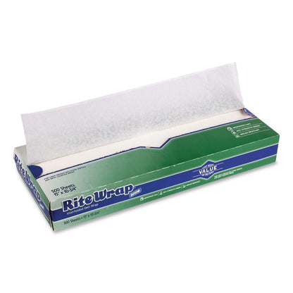 Dixie® Dry Wax Light Weight Deli Paper, 15.12 x 10.75, 500/Pack, 12 Packs/Carton (DXERW156)