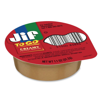 Jif® Creamy Peanut Butter Cups, 1.1 oz Cup, 8/Box (SMU65642)