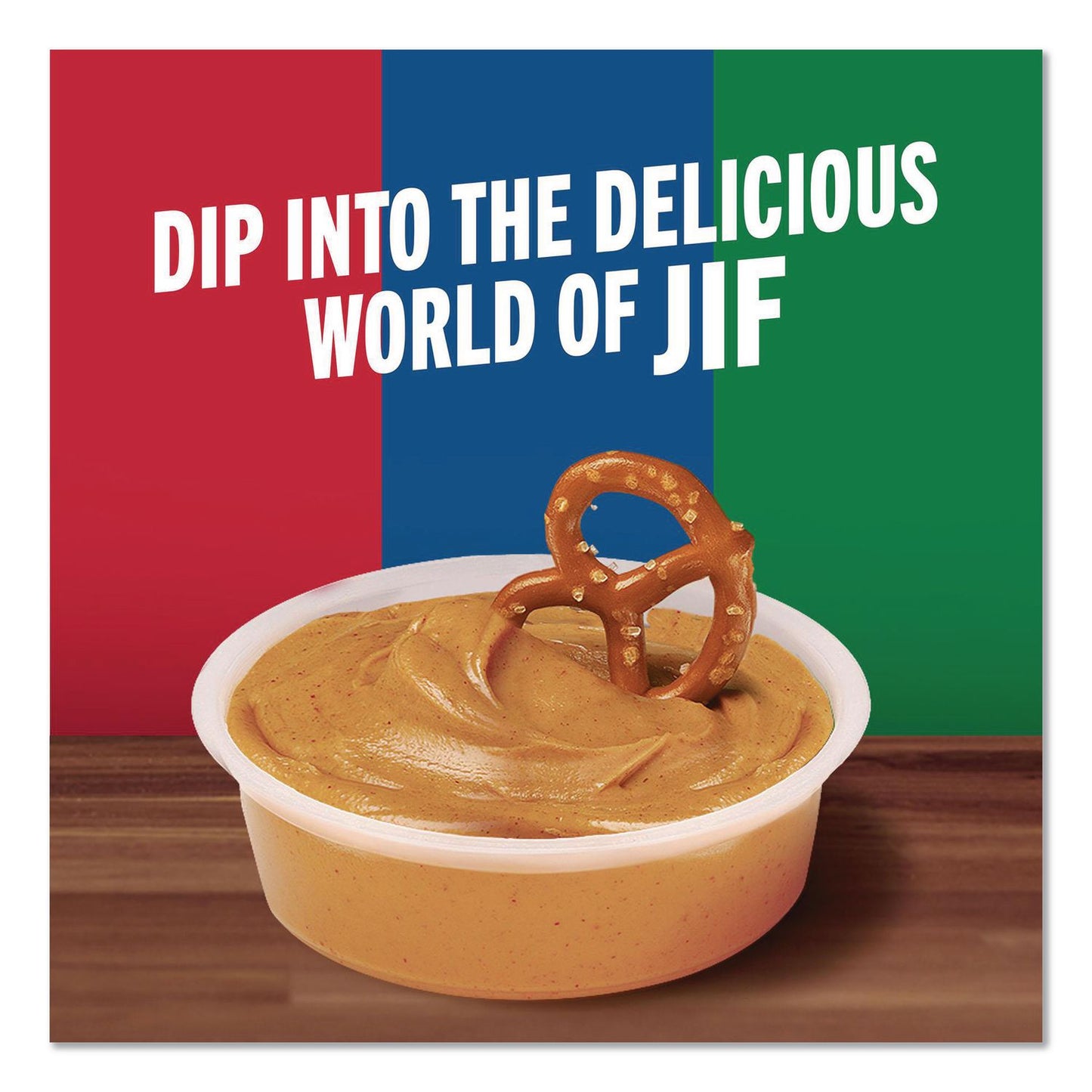 Jif® Creamy Peanut Butter Cups, 1.1 oz Cup, 8/Box (SMU65642)