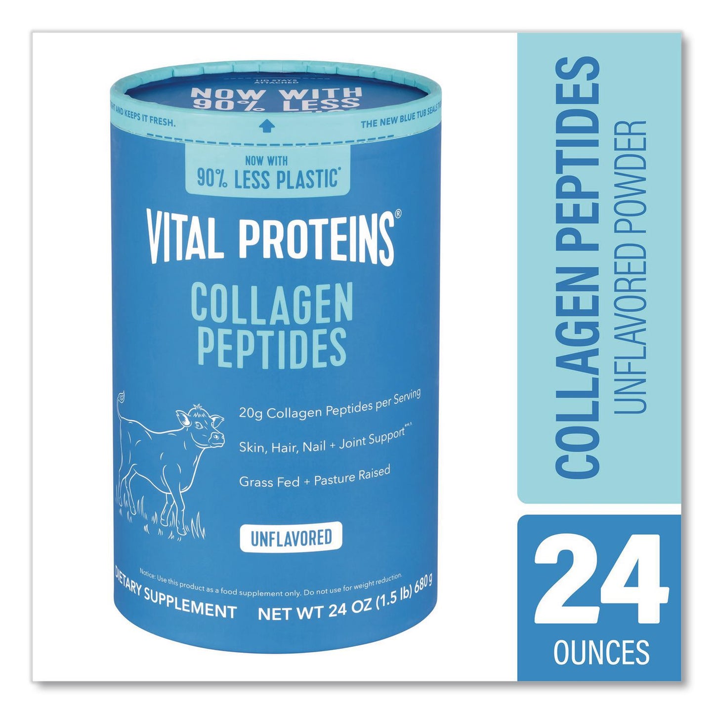 VITAL PROTEINS® Collagen Peptides Unflavored Powder, Unflavored, 24 oz Bottle (GRR22002620)