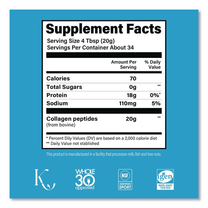 VITAL PROTEINS® Collagen Peptides Unflavored Powder, Unflavored, 24 oz Bottle (GRR22002620)