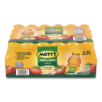 Mott's® 100% Original Apple Juice, Apple, 8 oz Bottle, 24/Carton (GRR22002660)