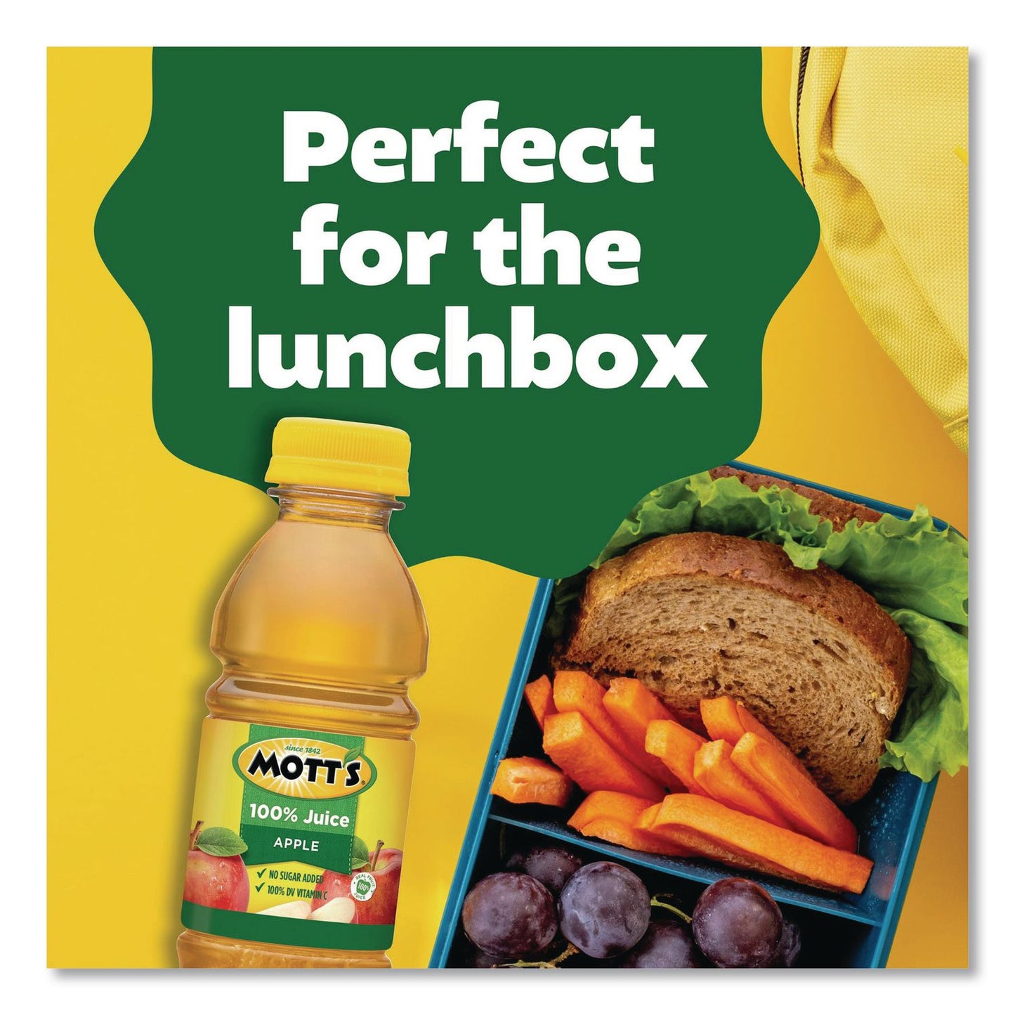 Mott's® 100% Original Apple Juice, Apple, 8 oz Bottle, 24/Carton (GRR22002660)