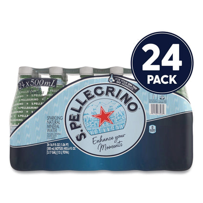 S. Pellegrino® Sparkling Water Bottles, Unflavored, 16.9 oz Bottle, 24/Carton (GRR22002683)