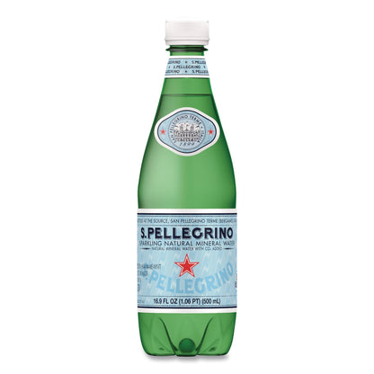 S. Pellegrino® Sparkling Water Bottles, Unflavored, 16.9 oz Bottle, 24/Carton (GRR22002683)