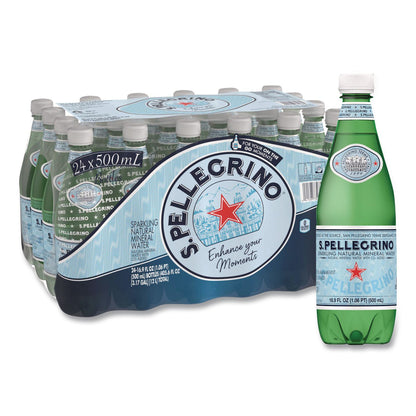 S. Pellegrino® Sparkling Water Bottles, Unflavored, 16.9 oz Bottle, 24/Carton (GRR22002683)
