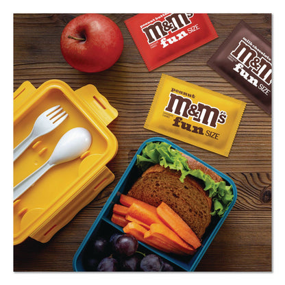 M & M's® Milk Chocolate, Peanut and Peanut Butter Fun Size Variety Pack, Assorted Flavors, Individually Wrapped, 90 Pieces (GRR22002630)