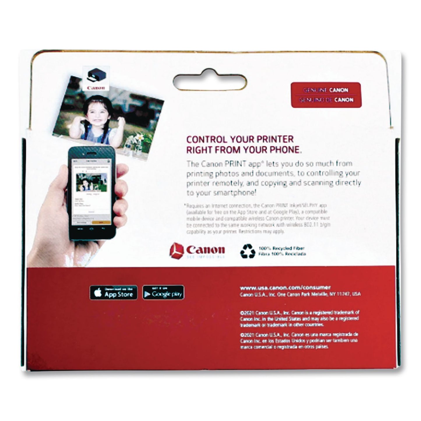Canon® 6497B004 (PGI-250/CLI-251) Ink/Paper Combo, Black/Cyan/Magenta/Yellow (CNM6497B004)