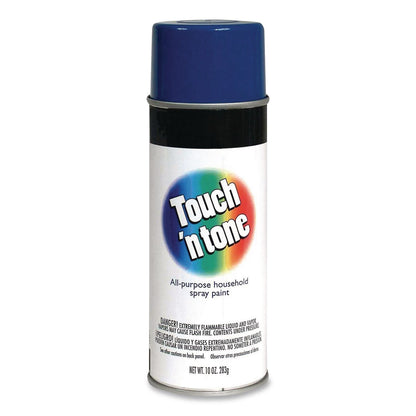 Rust-Oleum® Touch'n Tone Spray Paint, Gloss Blue, 10 oz Aerosol Can, 6/Carton (RST55278830)