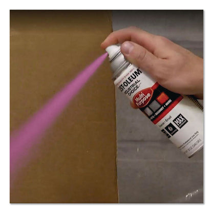 Rust-Oleum® Industrial Choice 1600 System Multi-Purpose Enamel Spray Paint, Gloss Purple, 12 oz Aerosol Can, 6/Carton (RST1670830)