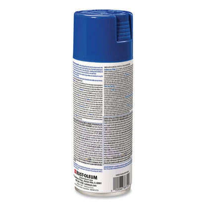 Rust-Oleum® Painter's Touch 2X Ultra Cover Spray Paint, Gloss Deep Blue, 12 oz Aerosol Can, 6/Carton (RST334032)
