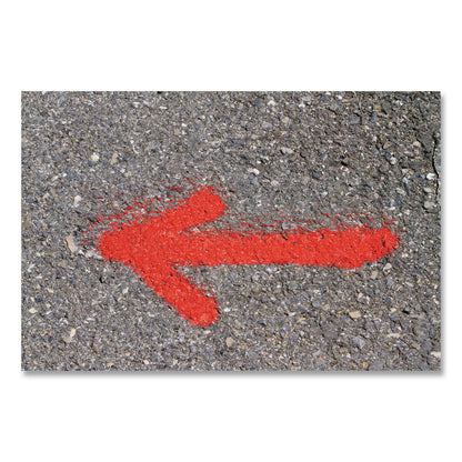 Rust-Oleum® Industrial Choice M1600 System Solvent-Based Precision Line Marking Paint, Flat Fluorescent Red-Orange,17oz Aerosol Can,12/CT (RST203028V)