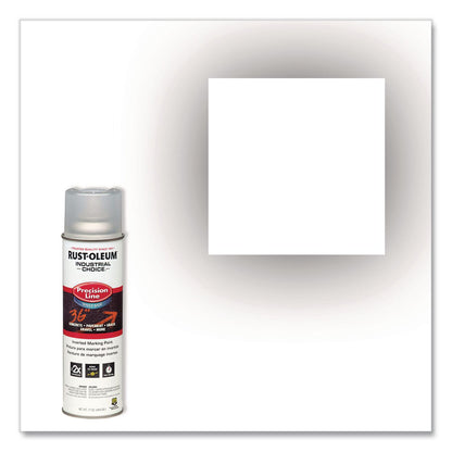 Rust-Oleum® Industrial Choice M1800 System Water-Based Precision Line Marking Paint, Gloss Clear, 17 oz Aerosol Can, 12/Carton (RST1801838)