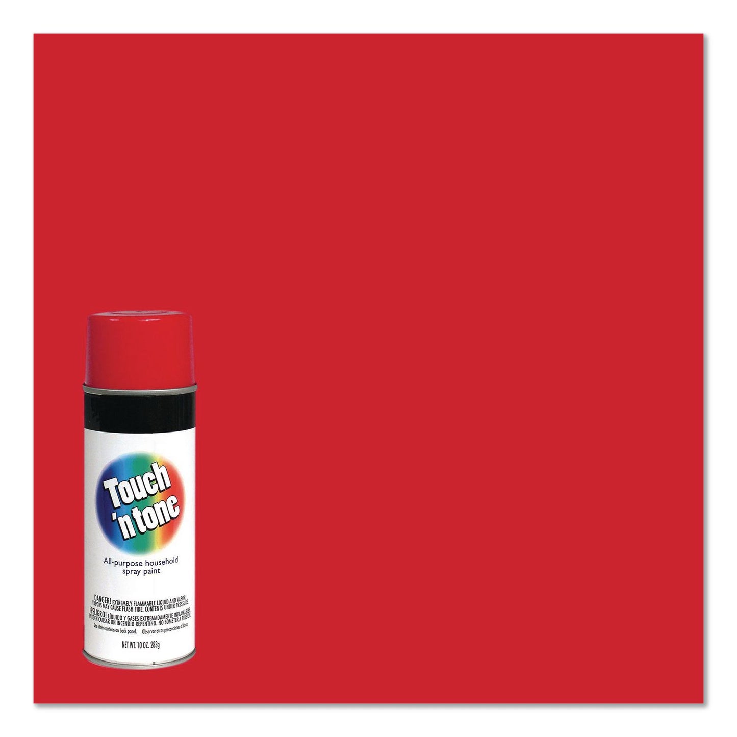 Rust-Oleum® Touch'n Tone Spray Paint, Gloss Red, 10 oz Aerosol Can, 6/Carton (RST55270830)